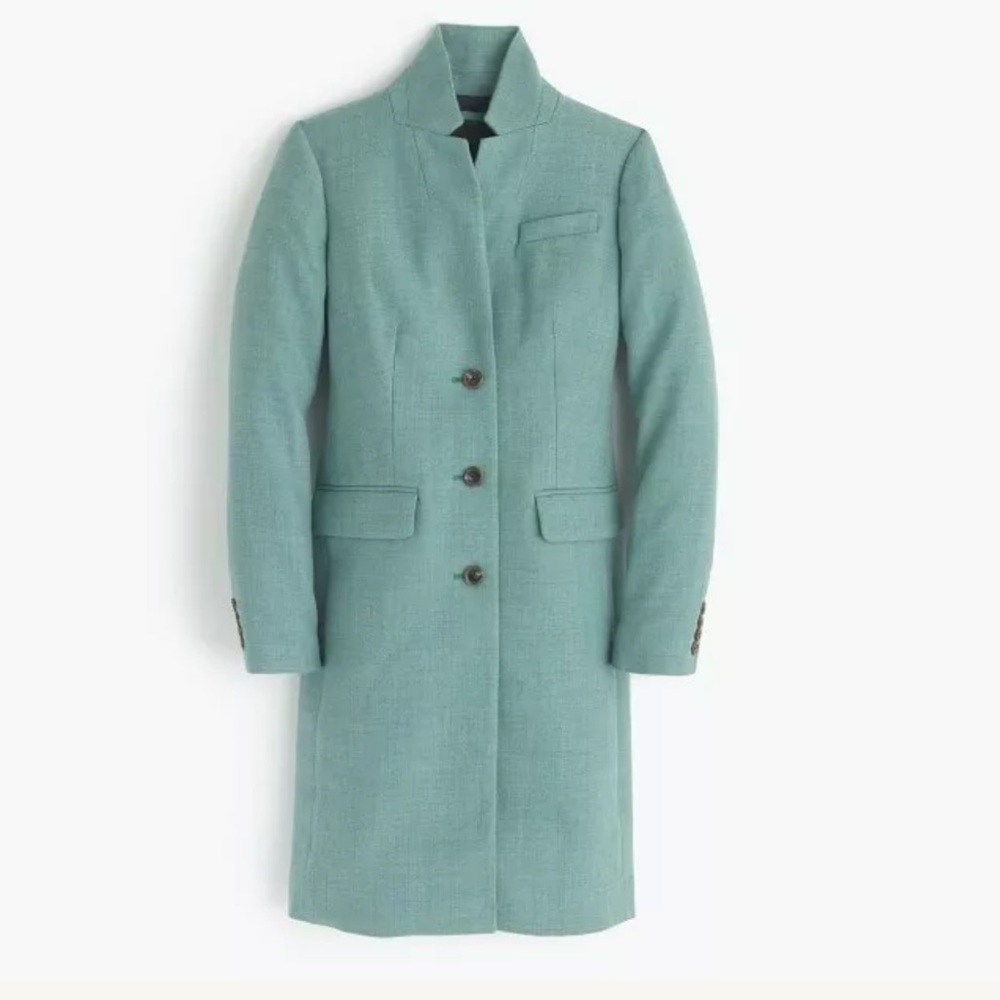 J Crew Regent Topcoat Double Serge Wool 6